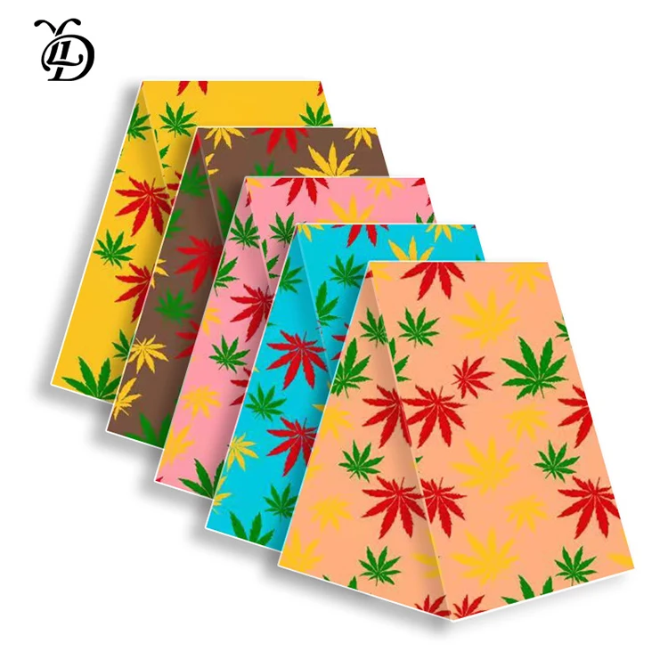 Hot Sales Maple Leaf Style Digital Printed Fabric Polyester Flora Garment  Chiffon Fabric