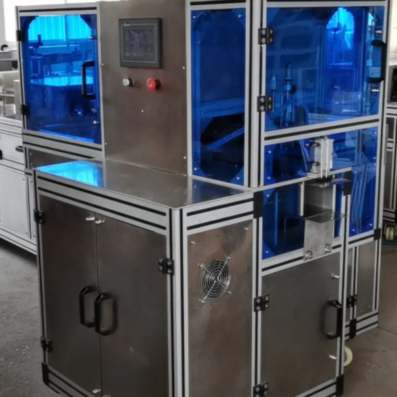 automatic shoe cover making machine with bag packing system