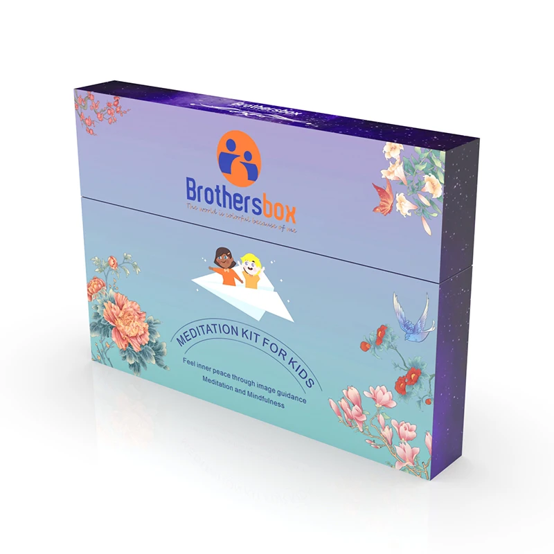 Custom Mindfulness Daily Self Motivational Meditation Cards Deck For Kids Adults Women