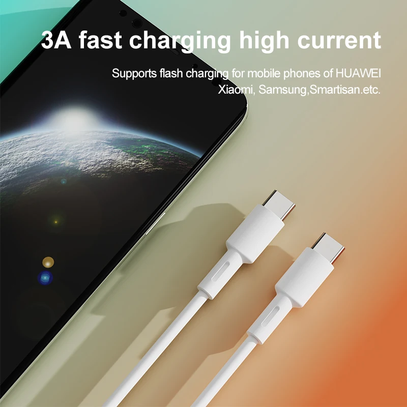 Горячая продажа PD 60W кабель для быстрой зарядки Компьютерные Кабели USB C к Type кабели передачи данных