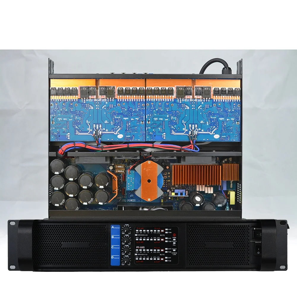 FP series 10000q power amplifier 4 ch professional sound system power amplifier