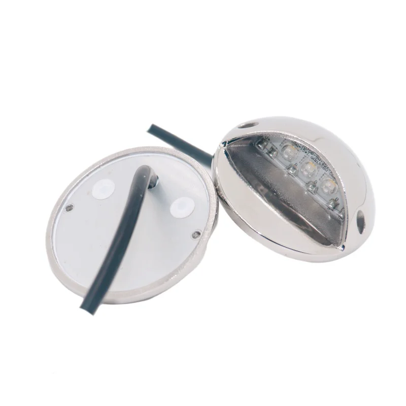 Ready to Ship Yuefa 5W Surface Mounted SS316L Housing Swimming Pool Pathway Garden Marine Dock LED Stair Lights