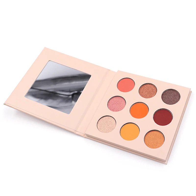 
2021 Hot sale Cosmetic Eyeshadow palette 9 color waterproof OEM/ODM with private label 