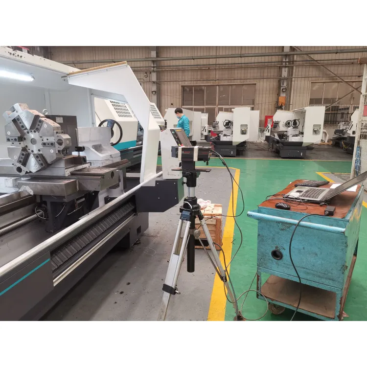 
CKE6163 live tool slant bed cnc lathe and milling combination machine turning center 