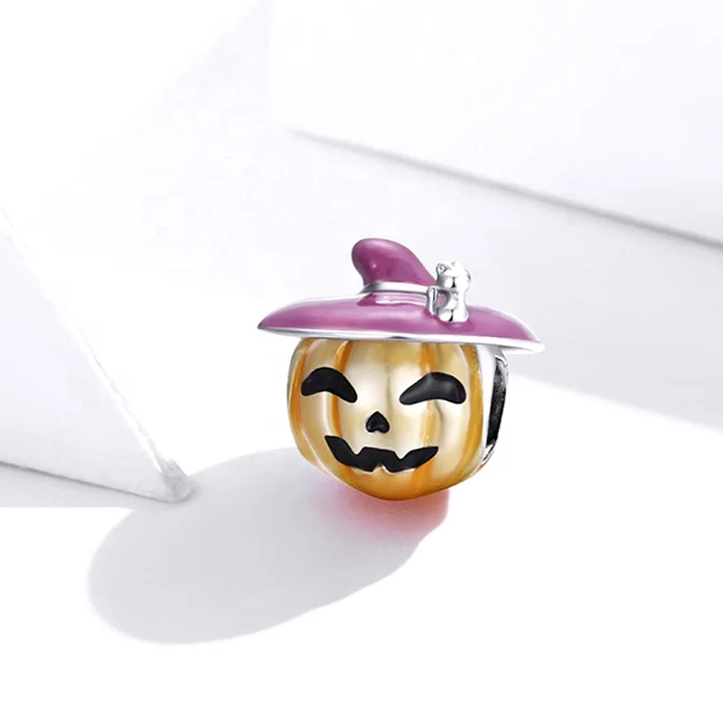 Hot Sale 2022 New fashion high quality ALE S925 sterling silver pan dora Halloween Pumpkin Charm Gift for Friend