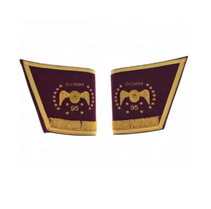 Blue Lodge Master Mason Masonic Apron Set Pakistan Made Masonic Regalia Apron, Collar & Gauntlets Cuffs