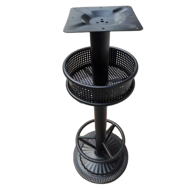 black metal bar table base  leg part