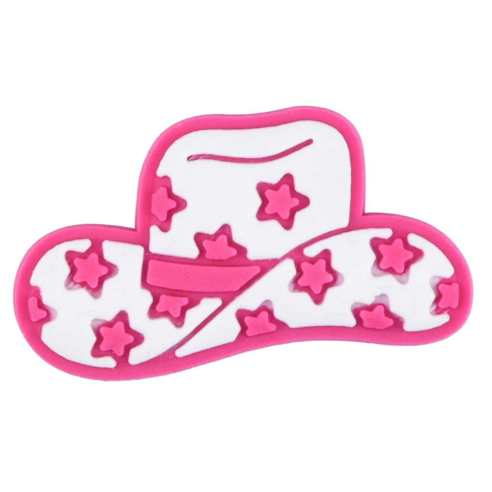 2024 New Design shoe charm fit for clog Cowboy hat charm for shoe decoration Cowgirl boots clog charm wholesale