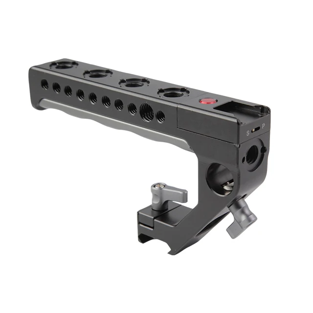 DSLR cage top handle with camera recording lanc controller for Panasonic Lumix S1 S1R S1H GH5S GH5 GH4