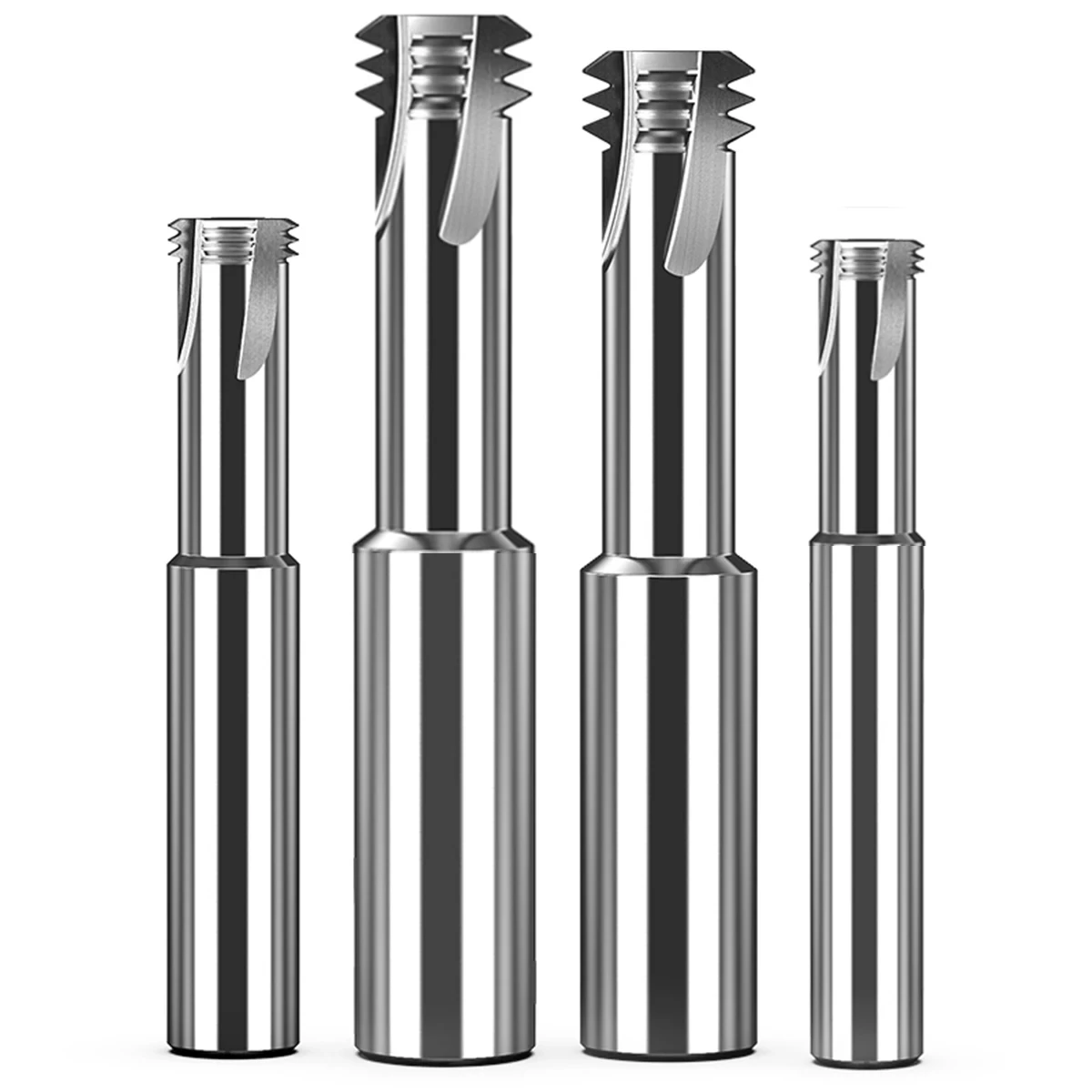 SUPAL Custom 3 Flutes CNC Cutting Tool Thread Mill Solid Tungsten Carbide End Mill Cut Bit M5 Spiral Milling for Steel