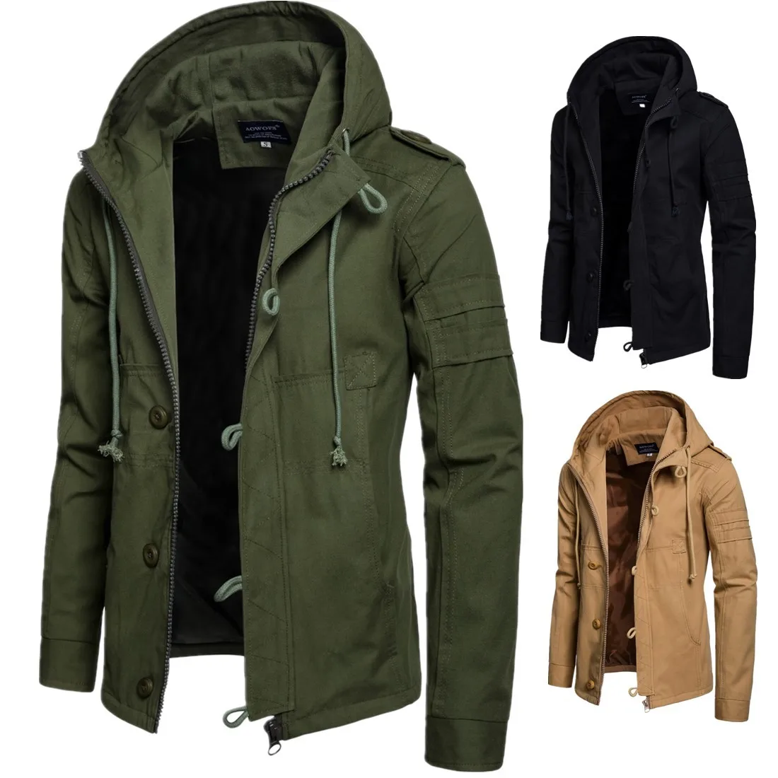
New design factory direct sell men cotton canvas jacket cotton coat 