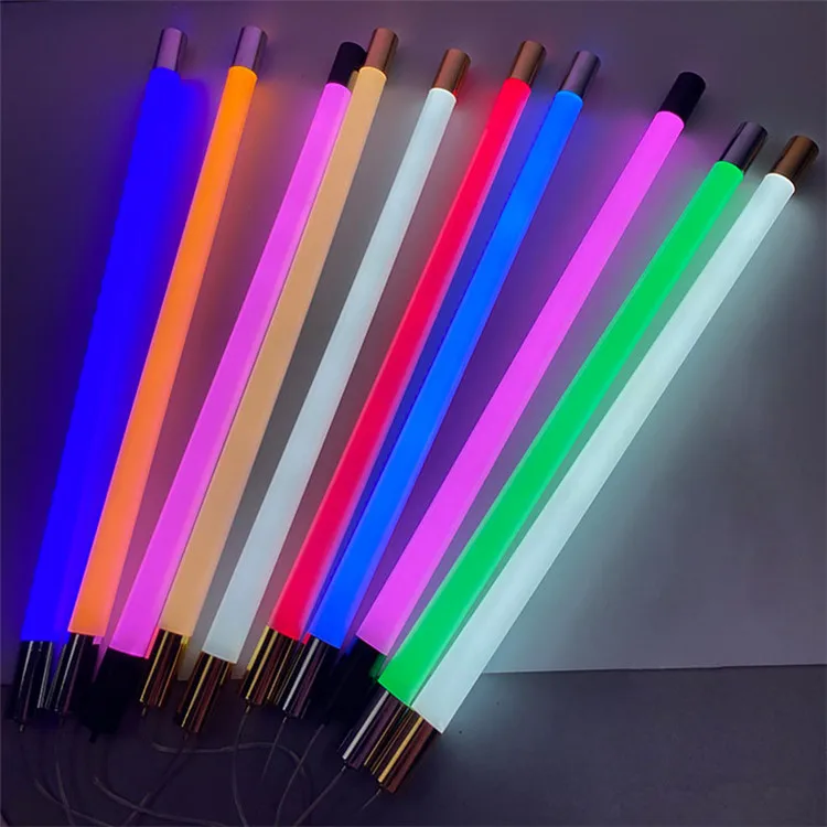 2022 new design 220V T8 2ft 3ft 4ft 18W Hoisting LED tube light Restaurant showroom decoration pendant light tube