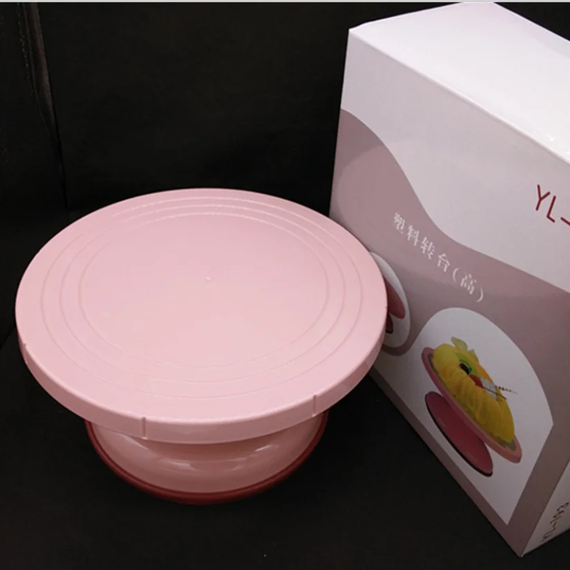 High style cake mounting table rotating light and stable cake turntable butter mounting turntable DIY baking tool