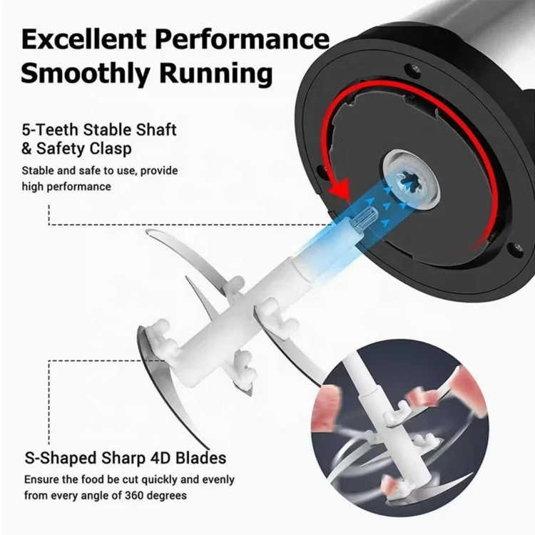 Wholesale 3L Stainless Steel Food Chopper Meat Grinder Household Mincer Mixer Grinder Meat