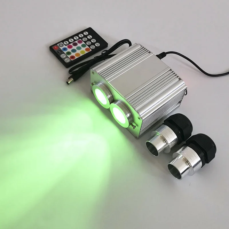 16w APP Controlled RGBW Twinkle Led Fiber Optic Light Star Ceiling Kit for Car Lighting