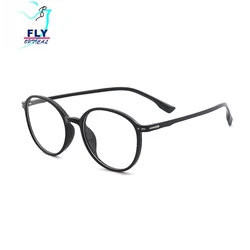 DOISYER 2019 Wenzhou Hot Sale TR90 Transparent Round Frames Optical Anti Blue Light Glasses Men