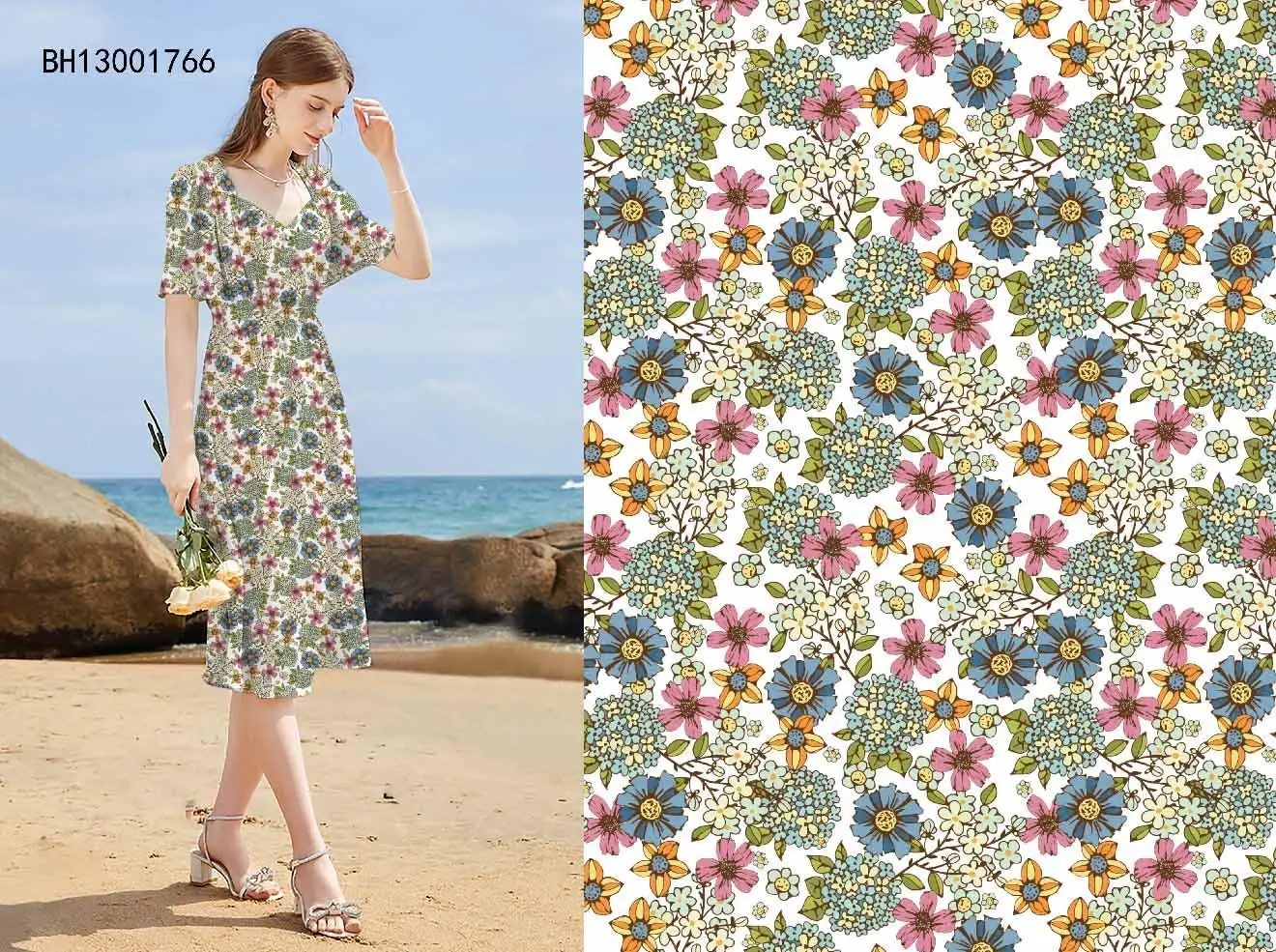 Wholesale Custom Floral Satin 100% Cotton Woven Fabric Roll Textile Cotton Shirting Fabrics