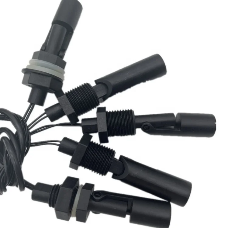 Black Water Level Sensor Detector Aquarium Tank Side Mounted Horizontal Liquid PP Float Switch