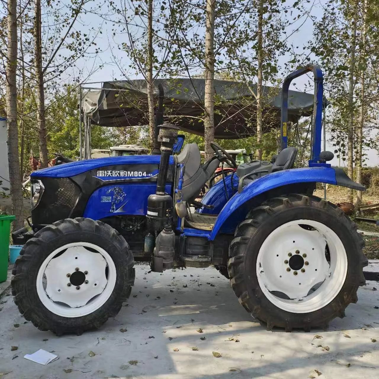 80HP Used Tractor Foton Lovol Agriculture Machinery Second-hand  Tractors