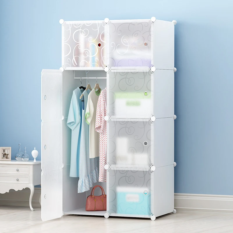  Wholesale modern simple combination wardrobe custom locker shoe cabinet diy plastic