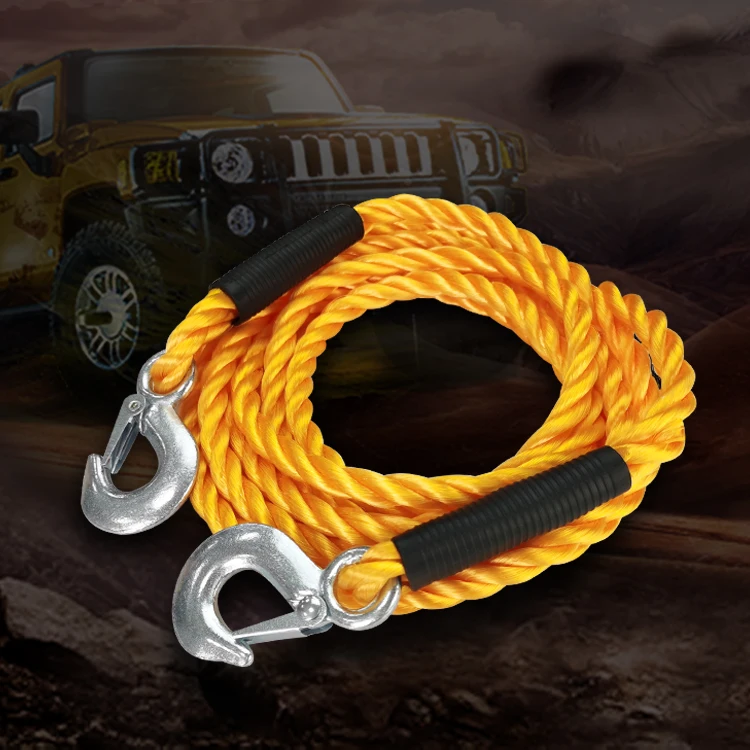 Flexible Portable Emergency Tool High Stretch Heavy Duty Car Trailer Towing Rope 12mm diameter