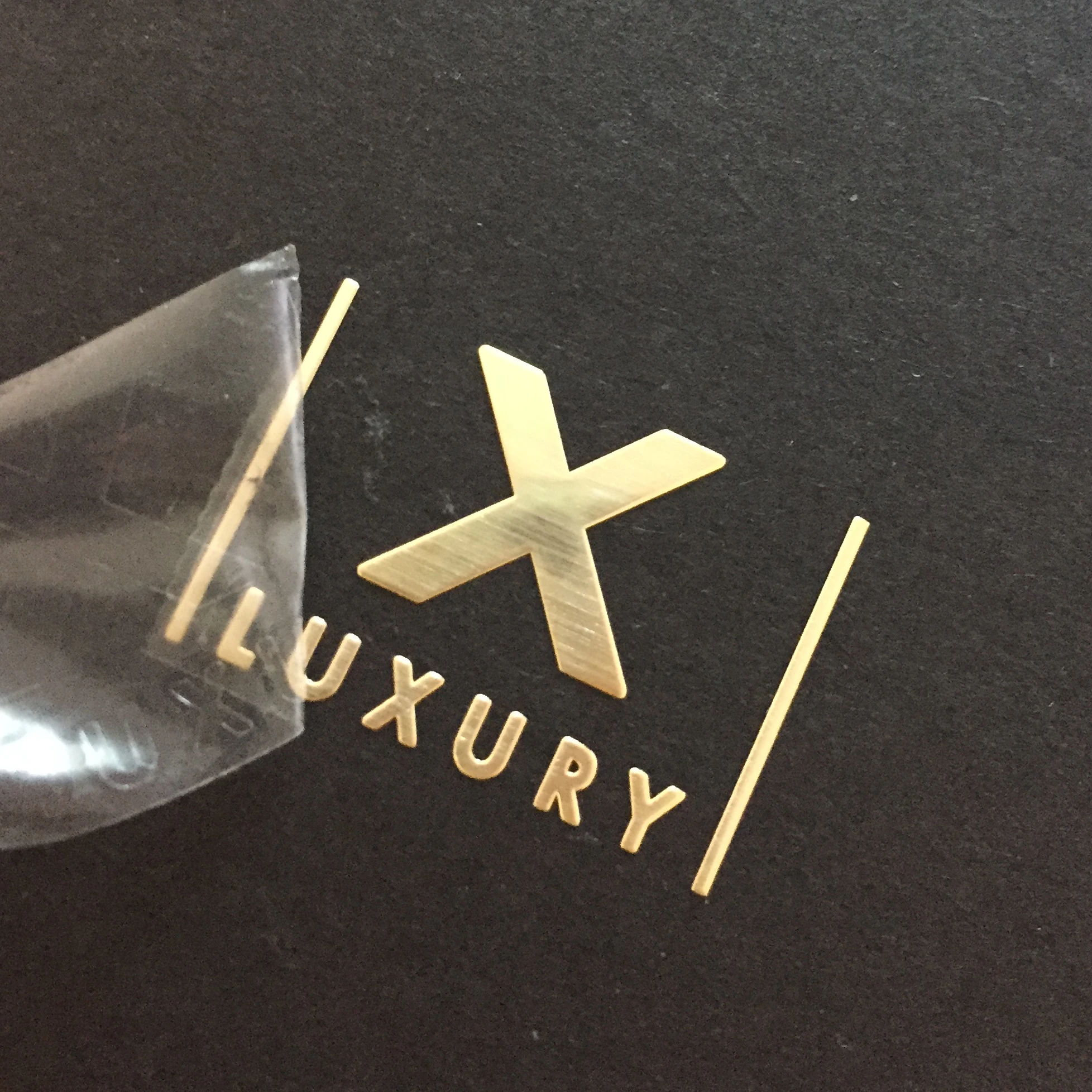 Waterproof Luxury 3D Solid Metal Transfer logo Gold Premium Perfume Bottle Metal Label