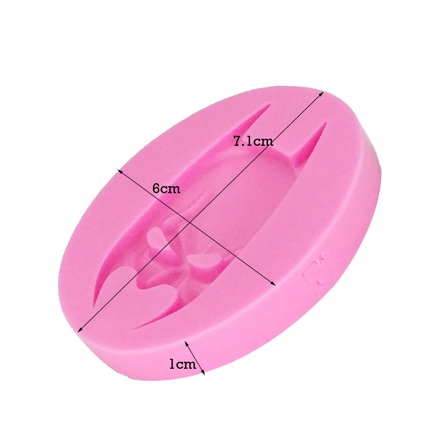 D0377 Silicone Fondant Superman Anime Image Mold for Cake Decorating, Polymer Clay Chocolate Cupcake Candy Molds