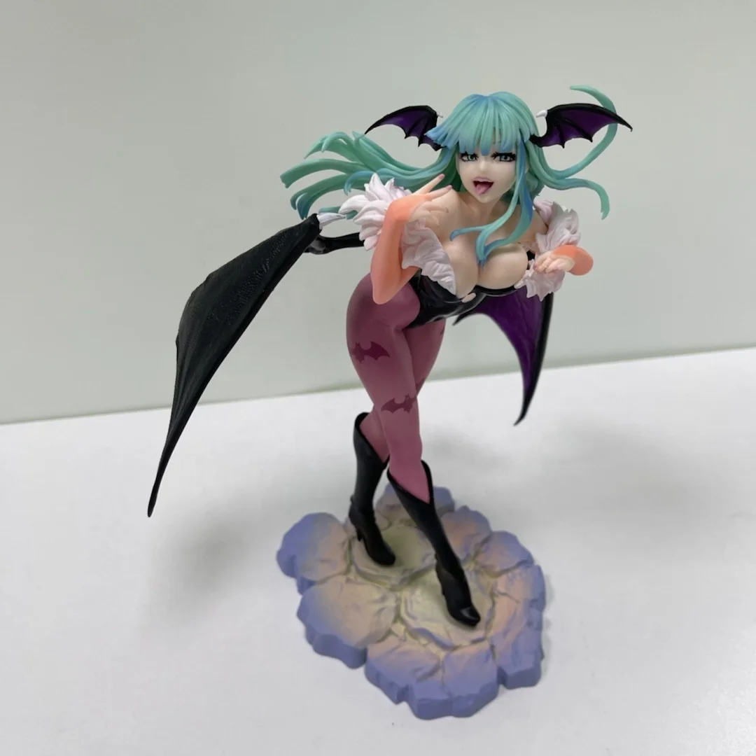 In Stock Anime Vampireed Hunter Morrigan Aensland Figure Darkstalkers Bishoujo Action Figure Collectible Figurine Toy Gift
