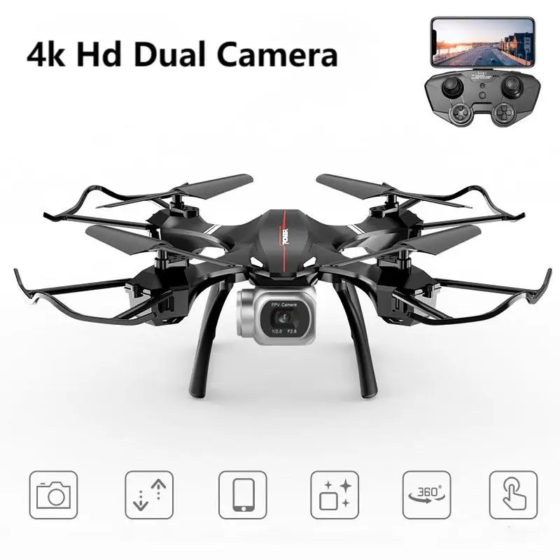 2.4GHz Quadcopter Drone Toys Headless Mode Height Hold RC Drones With Single Camera WIFI FPV Camera for Beginner