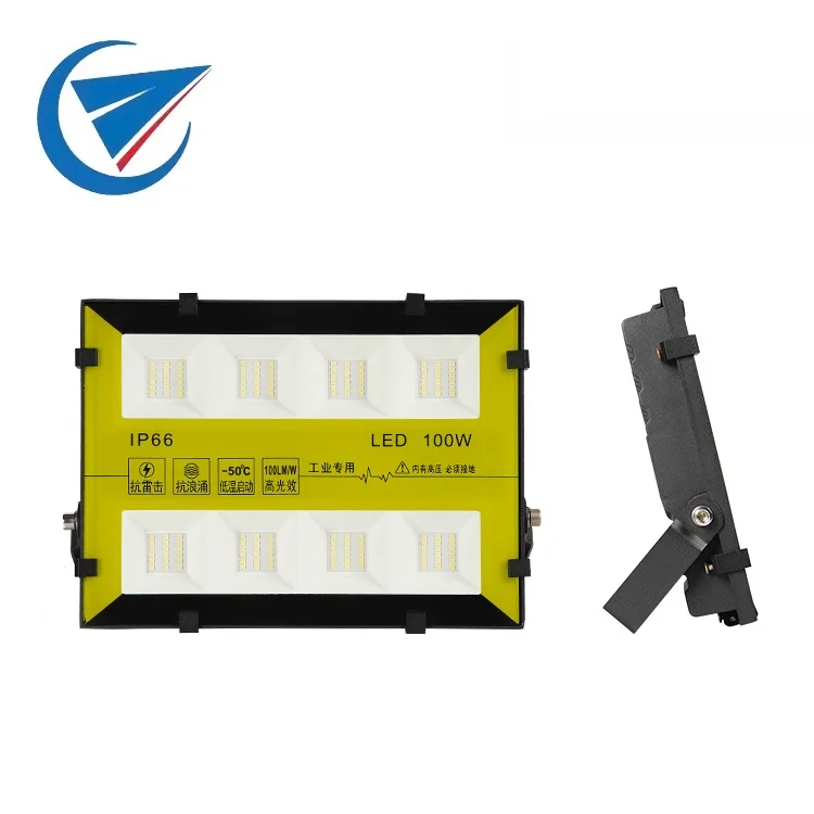 Uniform Luminescence Aluminum Smd Ip66 Waterproof Outdoor 30w 50w 100w 150w 200w Led Flood Light