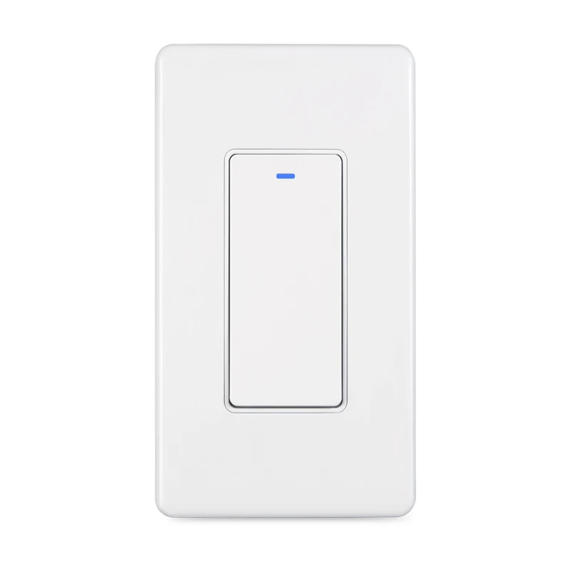 Tuya Smart Life APP WiFi 2 Gangs Push Switch Light Wall Google Home Amazon Alexa Smart Switch US Light Switch