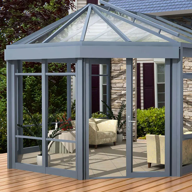 outdoor glass sunroom veranda aluminum sun room