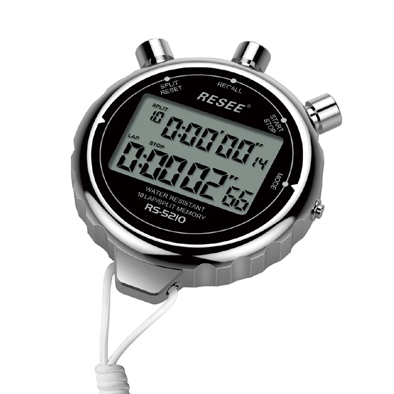 Hot Selling High quality custom Stop Watch logo Digital Metal cheap stopwatch timer