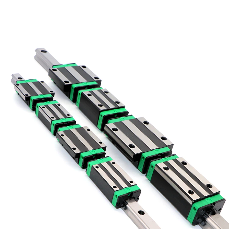 CNC Router Machine Part HGH Hgw Lm Motion Slide Rail Linear Guide HGR15 HGR20 HGR25 HGR30 with Block Bearing Assembly