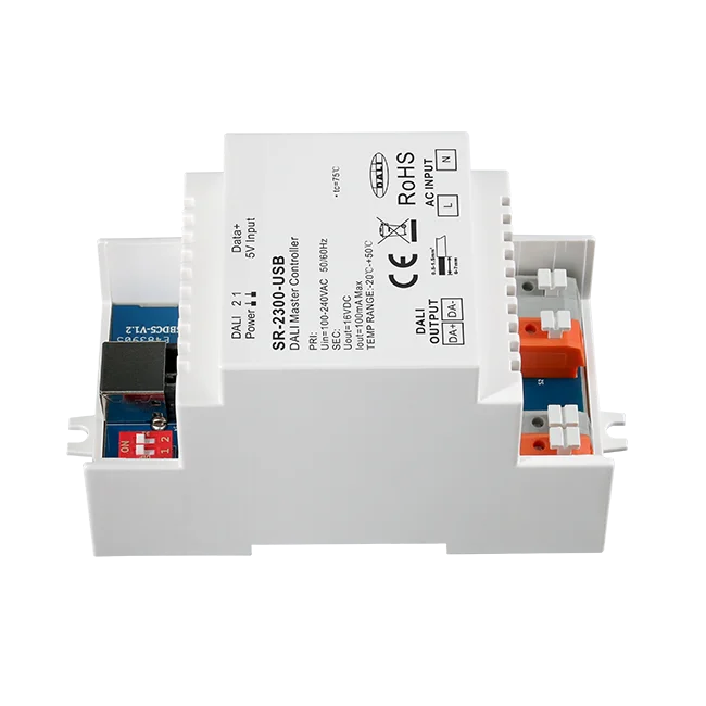 Источник питания и поддержка HCL автобуса DALI master SR-2300USB bulit-in