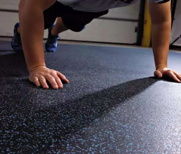 Safety Recycled Gym Tiles Heavy Duty Area Shock Absorbing Rubber Flooring Plastic Interlocking Mats/ Rubber Tiles