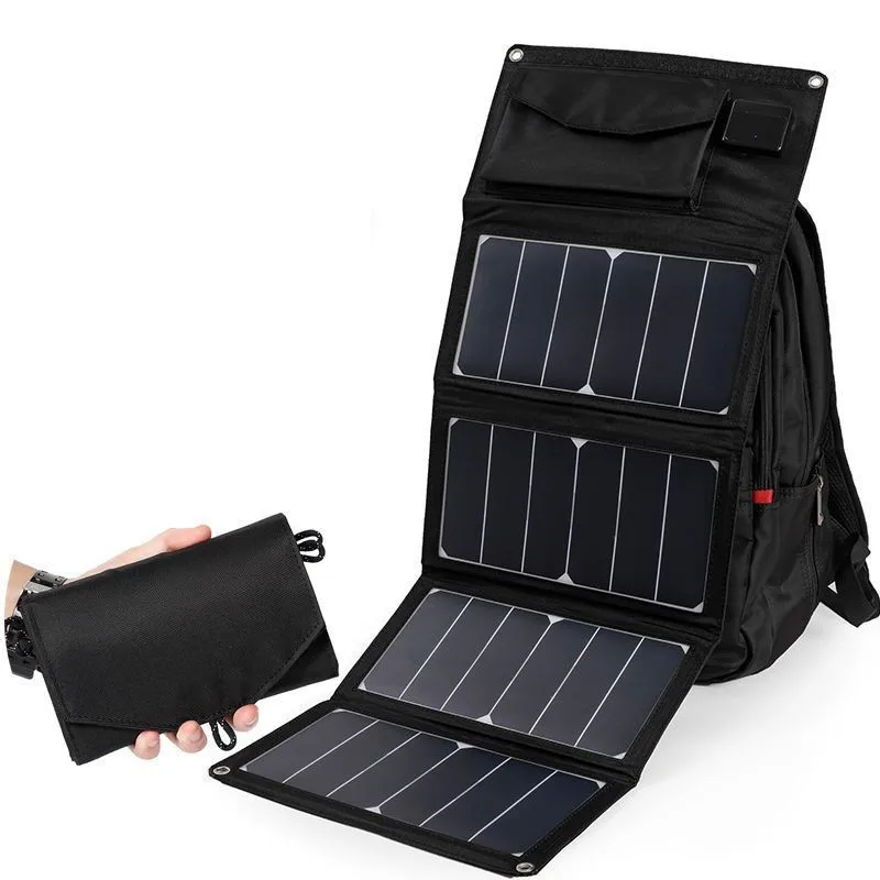 Quality Canadian Foldable 40W Solar Panel USB Fast Charge Portable Outdoor Flexible Solar Panel ETFE