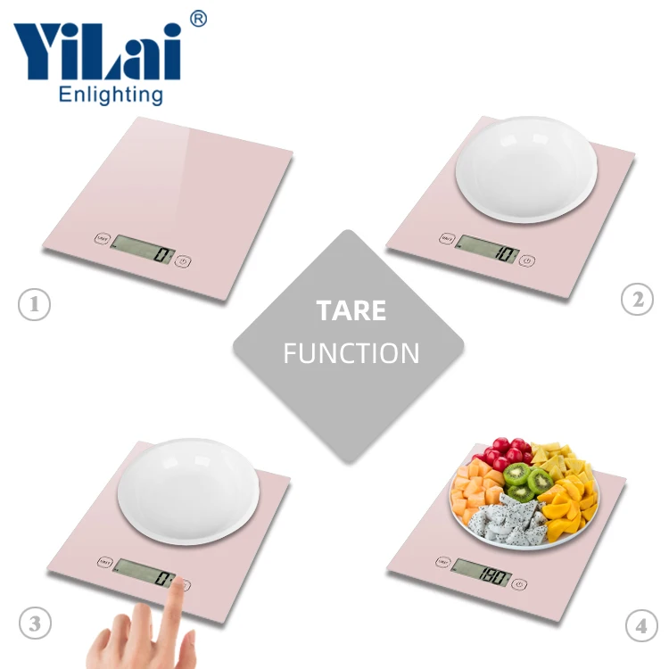  Черный Цифровые многофункциональные 5 кг 11Lb kitchenfood весы грамм и унций весом пластиковые для