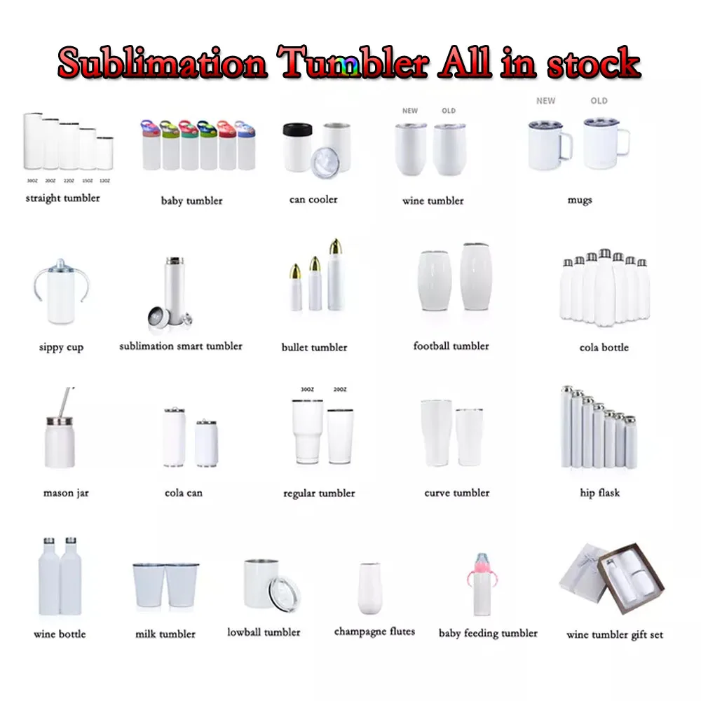 USA warehouse high quality double wall 32oz 64oz white blanks sublimation stainless steel dog bowl