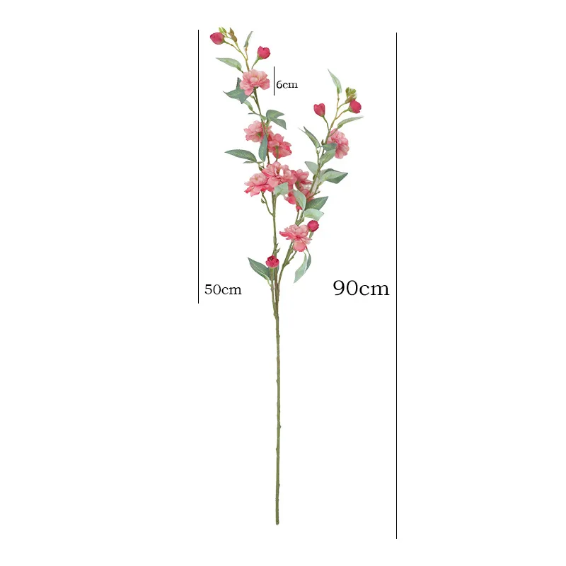 High End Camellia Flower Silk Cloth Long Stem Floral Arrangement Camellia Flower Wholesale Artificial Camellia Flower
