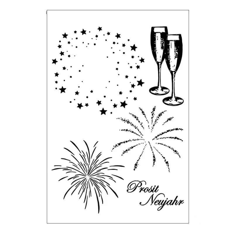 Hot sales rubber stamp Clear Stamp DIY Silicone Seals Scrapbooking clear stamp Supplies for card making