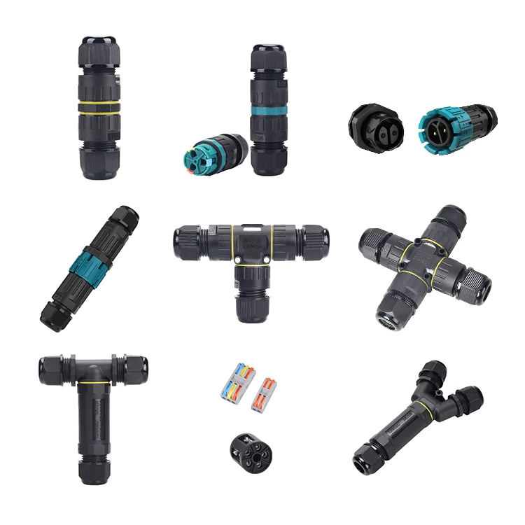 New Product Solder Screw Type Male Female Wire Cable Self Locking Mating Connector