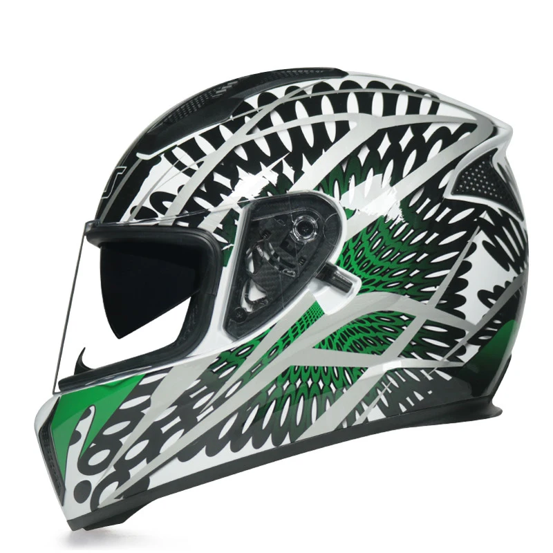 SUBO Racing full face helmet dot certificate approved black motorcycle riding helmets