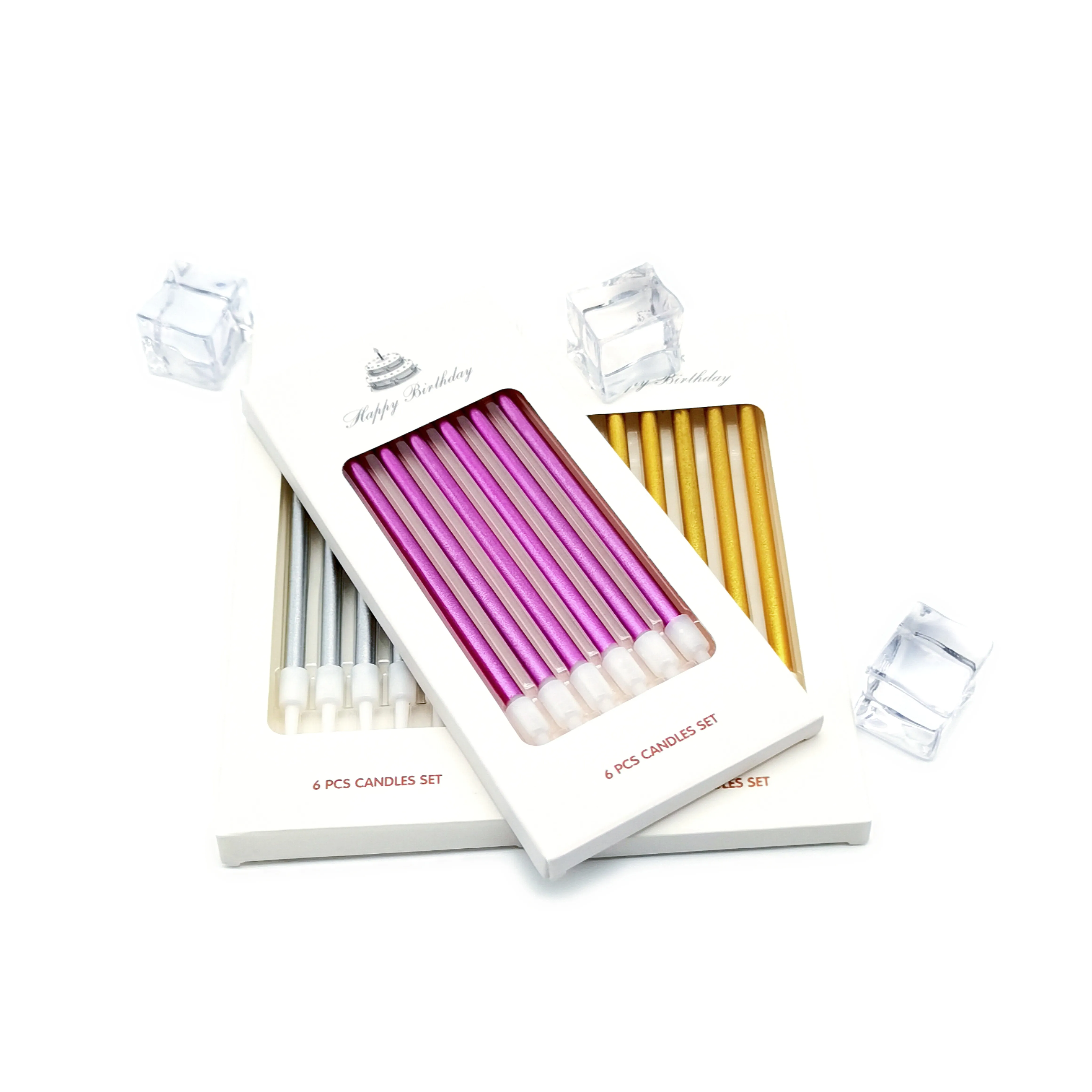 Safe And Healthy Amazing Happy Professional Manufacture birthday candles wax