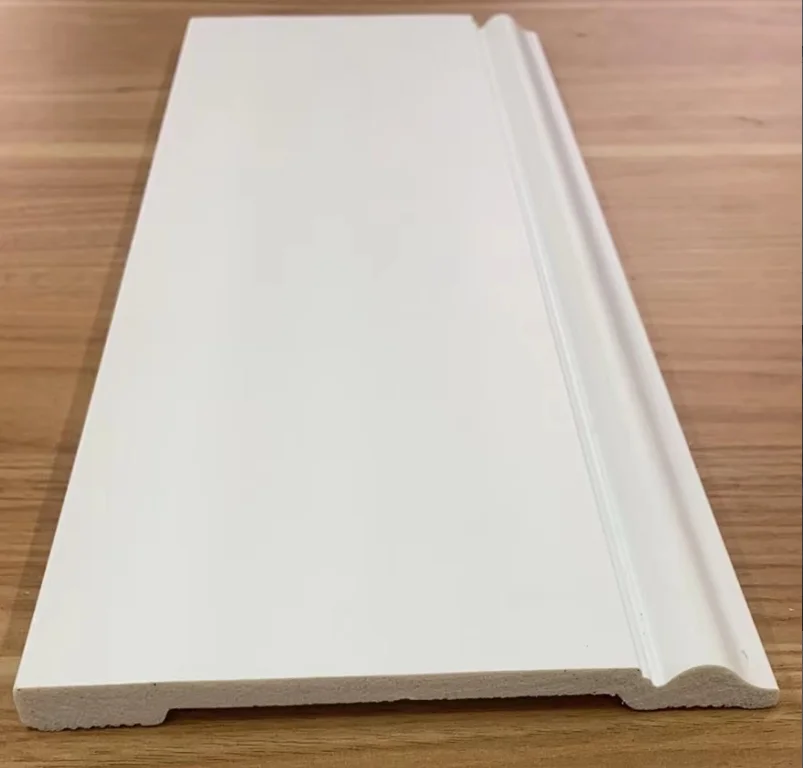 Light plaster line PVC material ps skirting panels MDF moulding/wood moulding