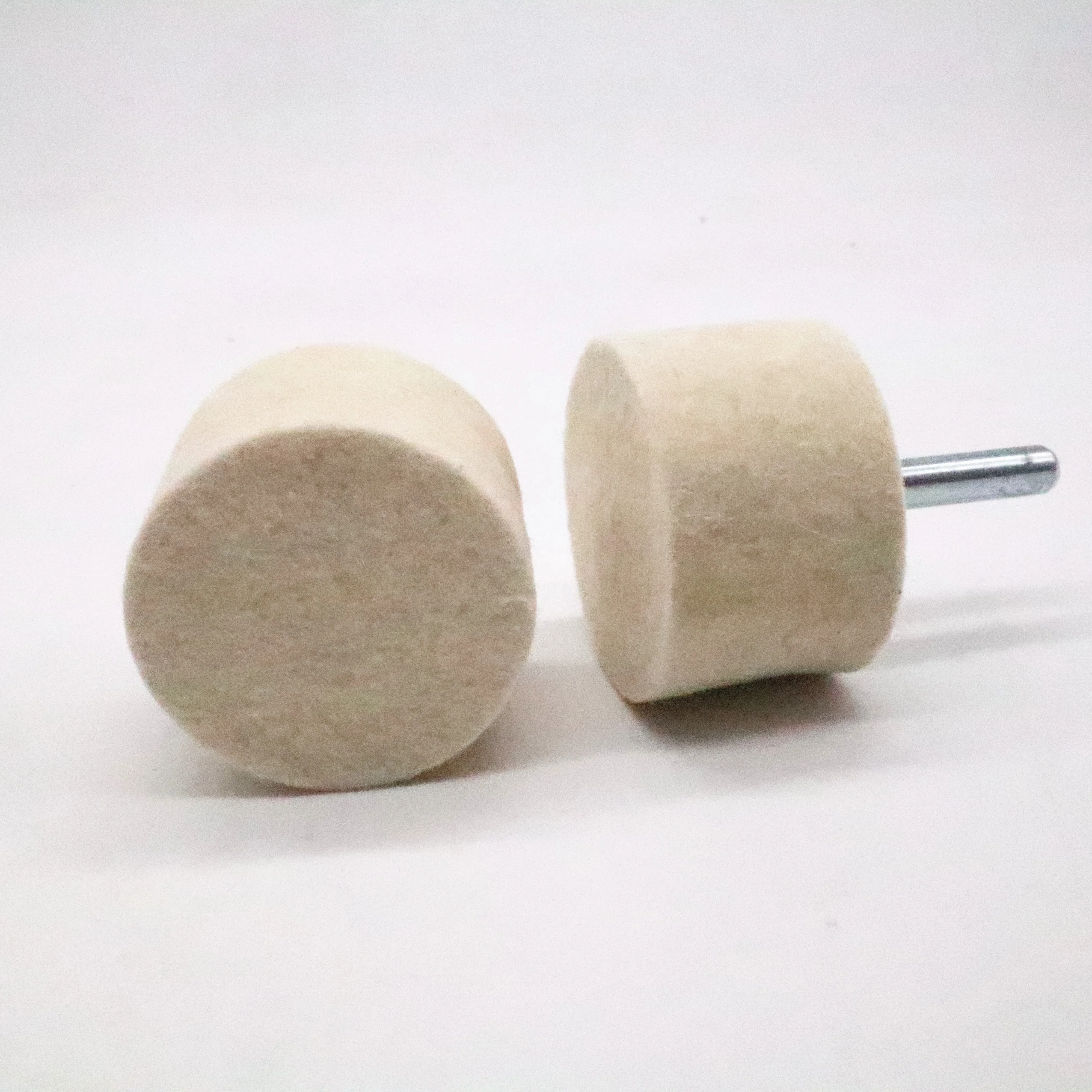 
high quality of wool felt polishing bobs with shank mounted felt bob 