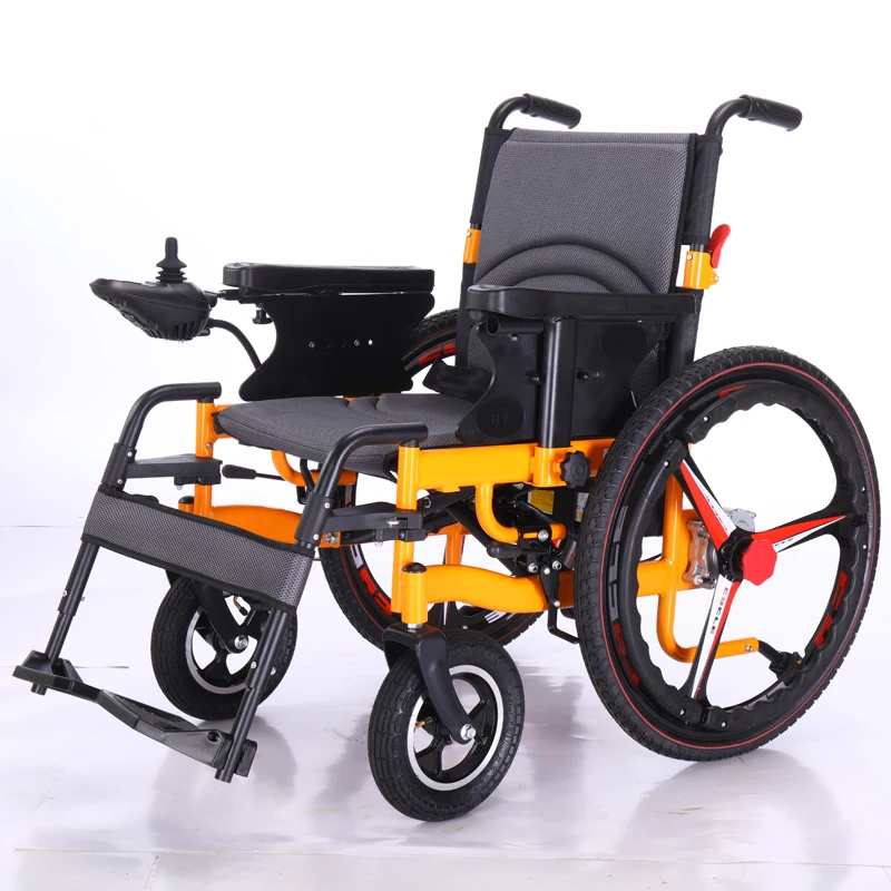 China manufacture multi-function electric wheelchair motor folding medical  wheelchair for disabled elderly