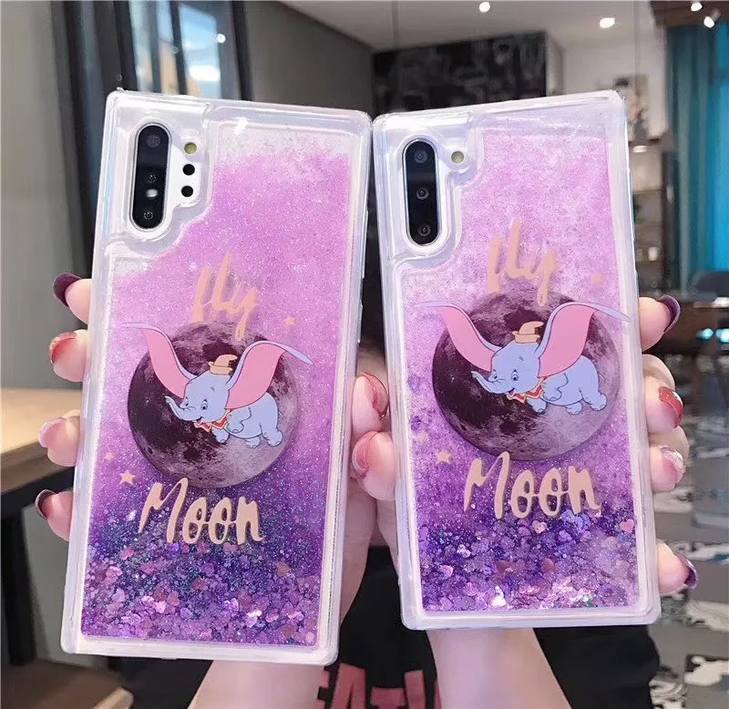 Quicksand  Elephant Phone Case For Samsung Galaxy  S7 Edge S8 S9 S10 Plus A3 A5 A7 J5 J6 J7 J8 2017 A6 A8 A50  Note 8 9 10 Case
