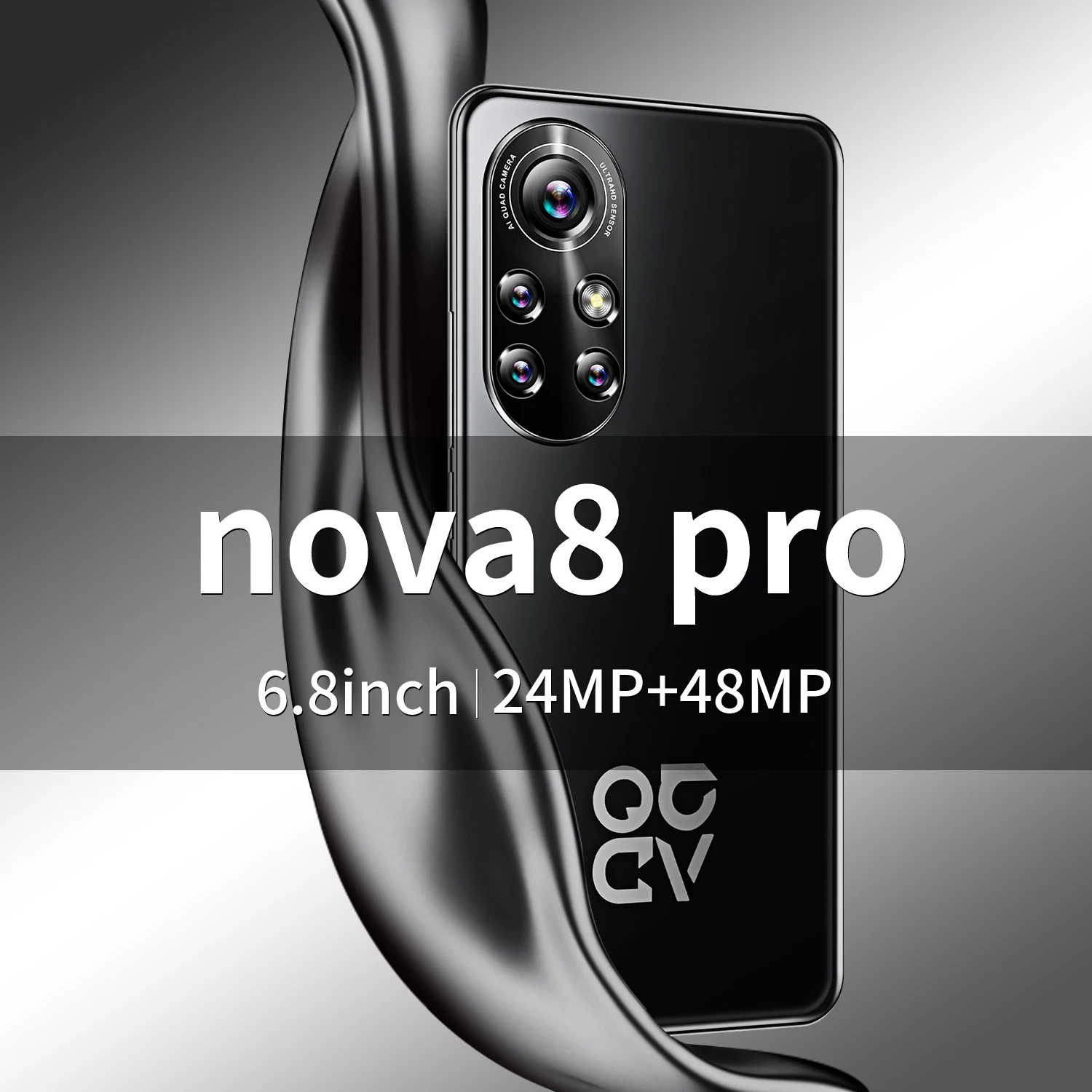 Смартфон Novo8 Pro 3440x1440 10 ядер 16 + 512 ГБ 5G