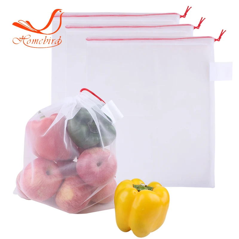 
HW0002 eco friendly vegetable fruit mesh bag wholesale 